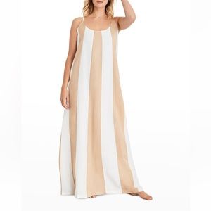 Hermoza Grace Sleeveless Linen-Cotton Maxi Dress